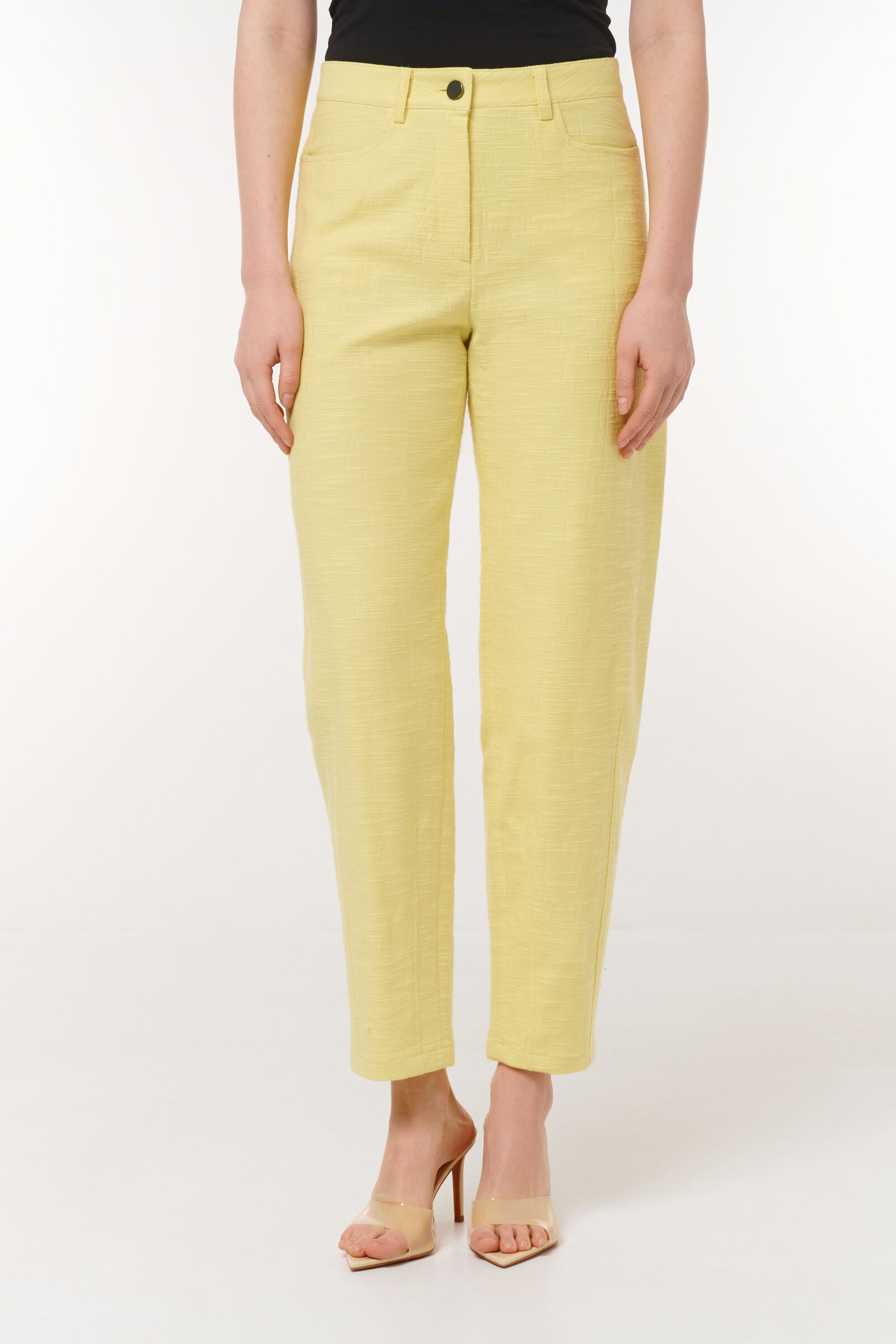 Зауженные брюки Цвет Желтый