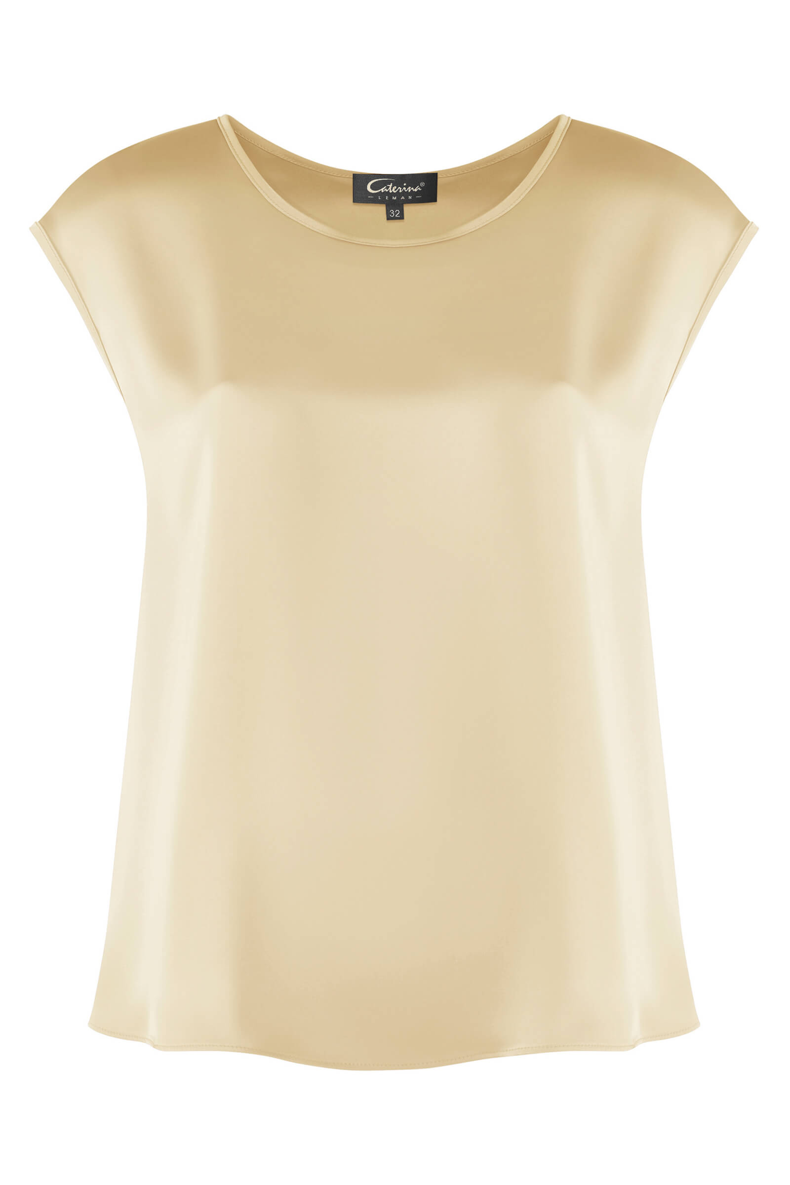 Топ из поливискозы Цвет Бежевый