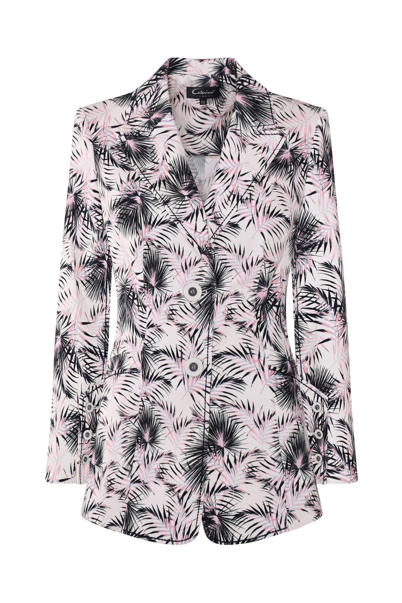 Жакет с растительным принтом Цвет Мультиколор