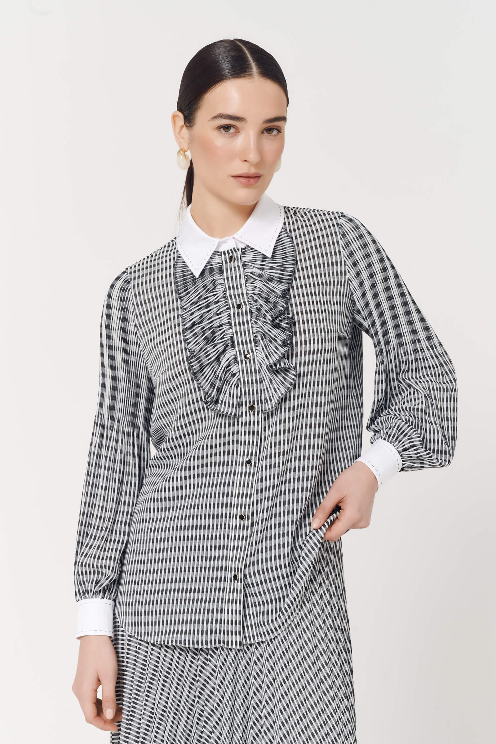 Блузка женская/ BL8986-61 Медиум_1 Цвет Мультиколор