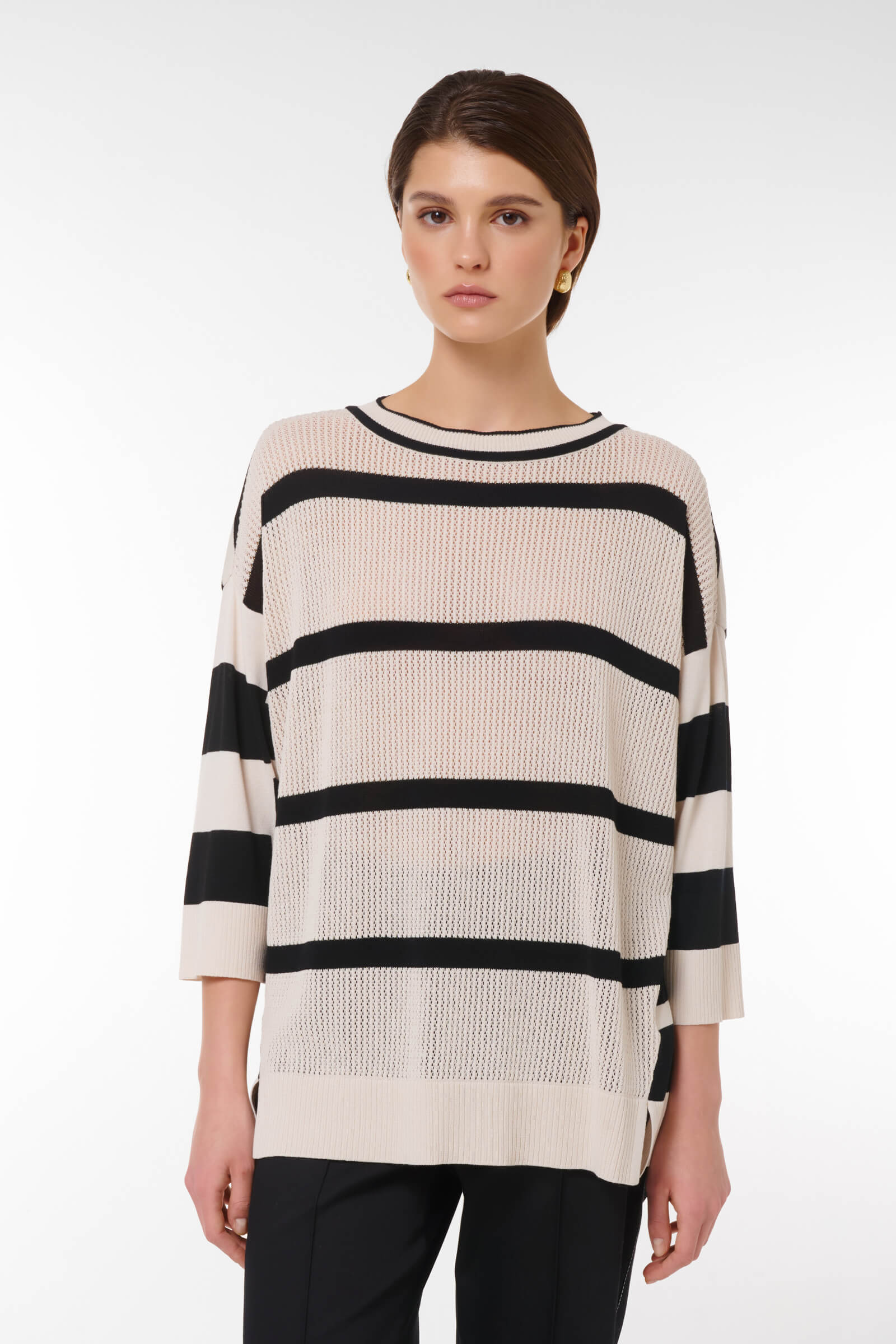 Джемпер свободного кроя Цвет Мультиколор