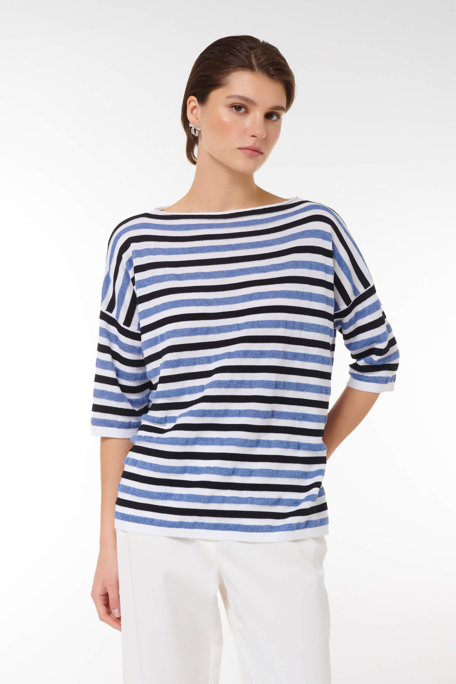 Джемпер свободного кроя Цвет Мультиколор