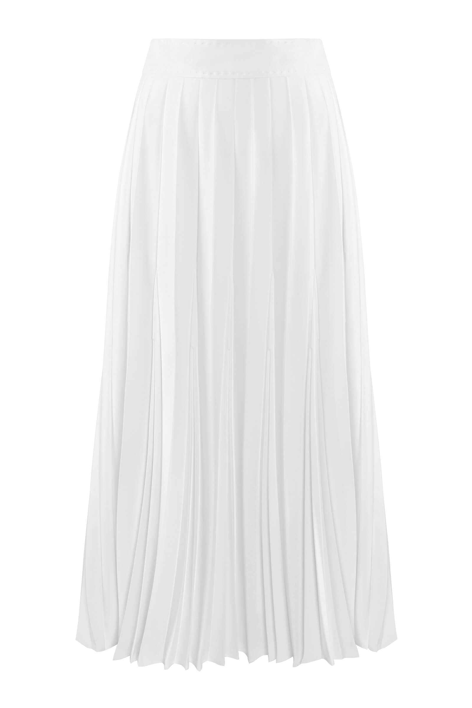 Юбка плиссированная Цвет Белый