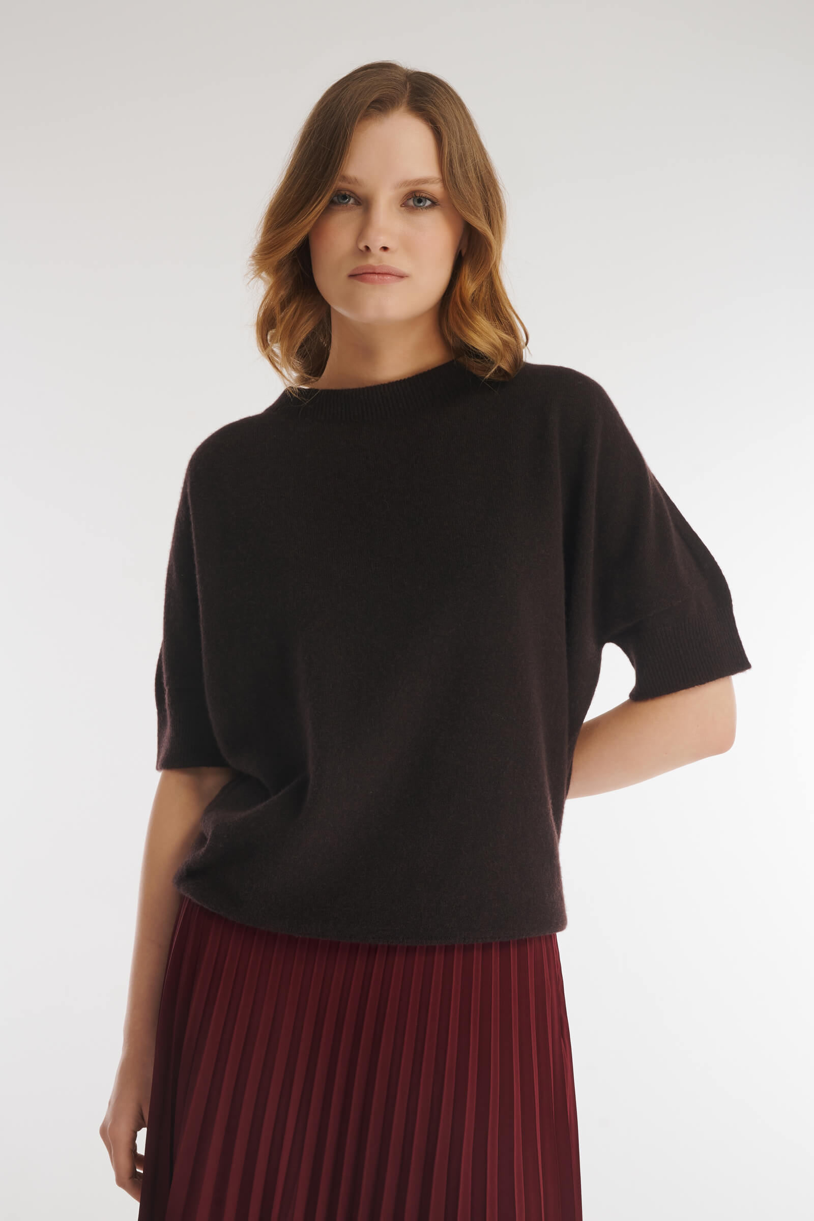 Джемпер из кашемира Цвет Коричневый