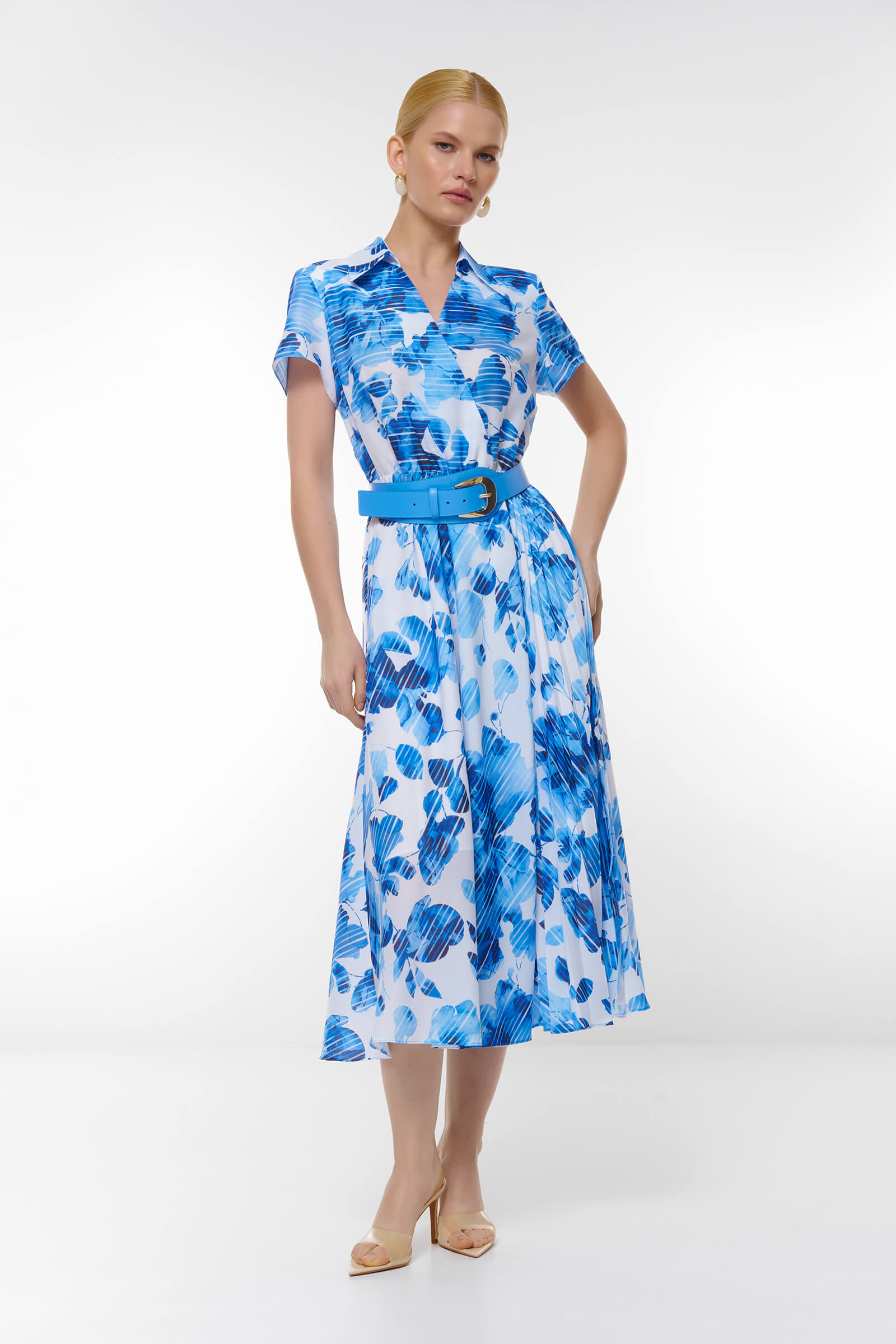 Платье с цветочным принтом Цвет Мультиколор