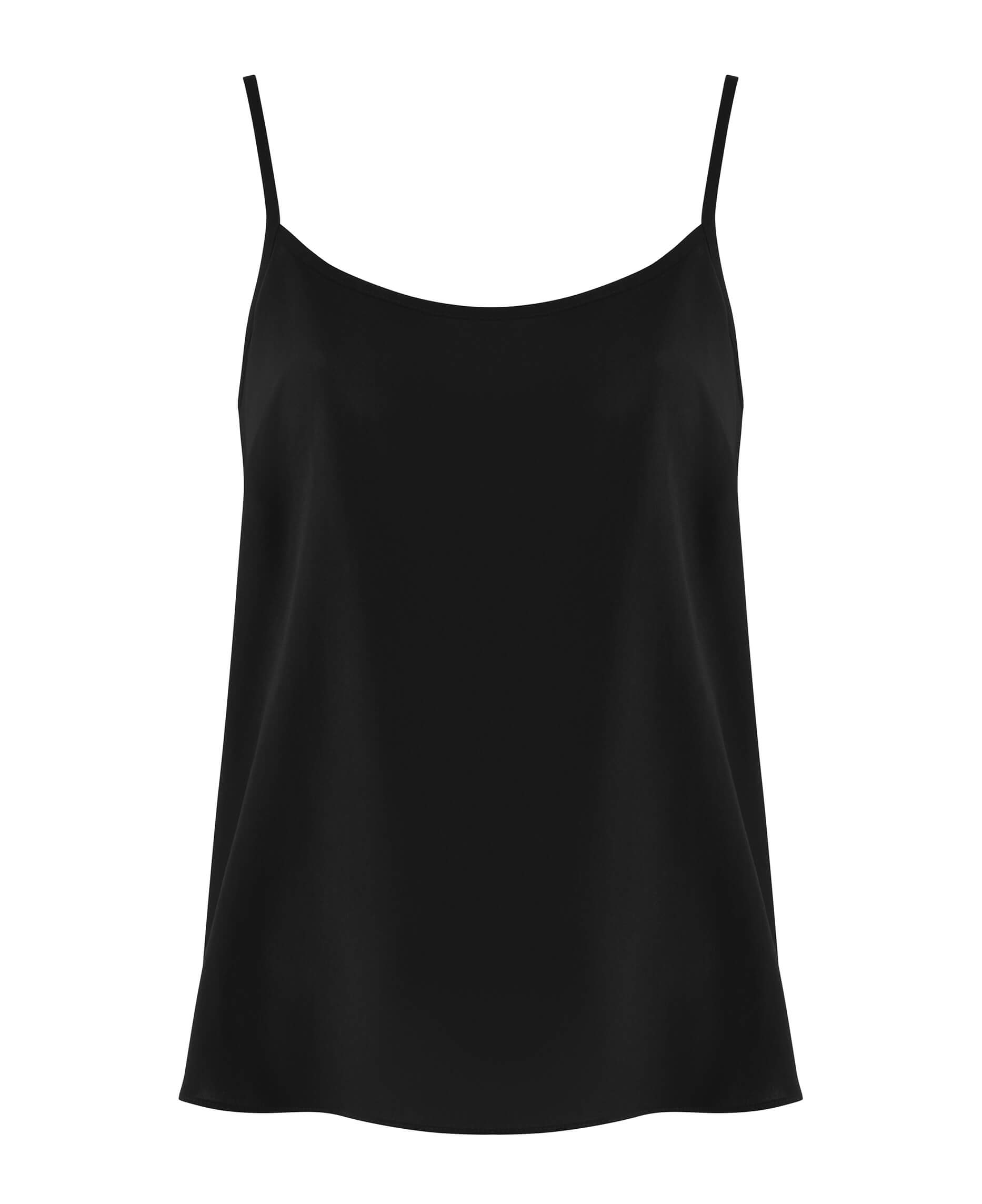 Топ на тонких бретельках Цвет Черный