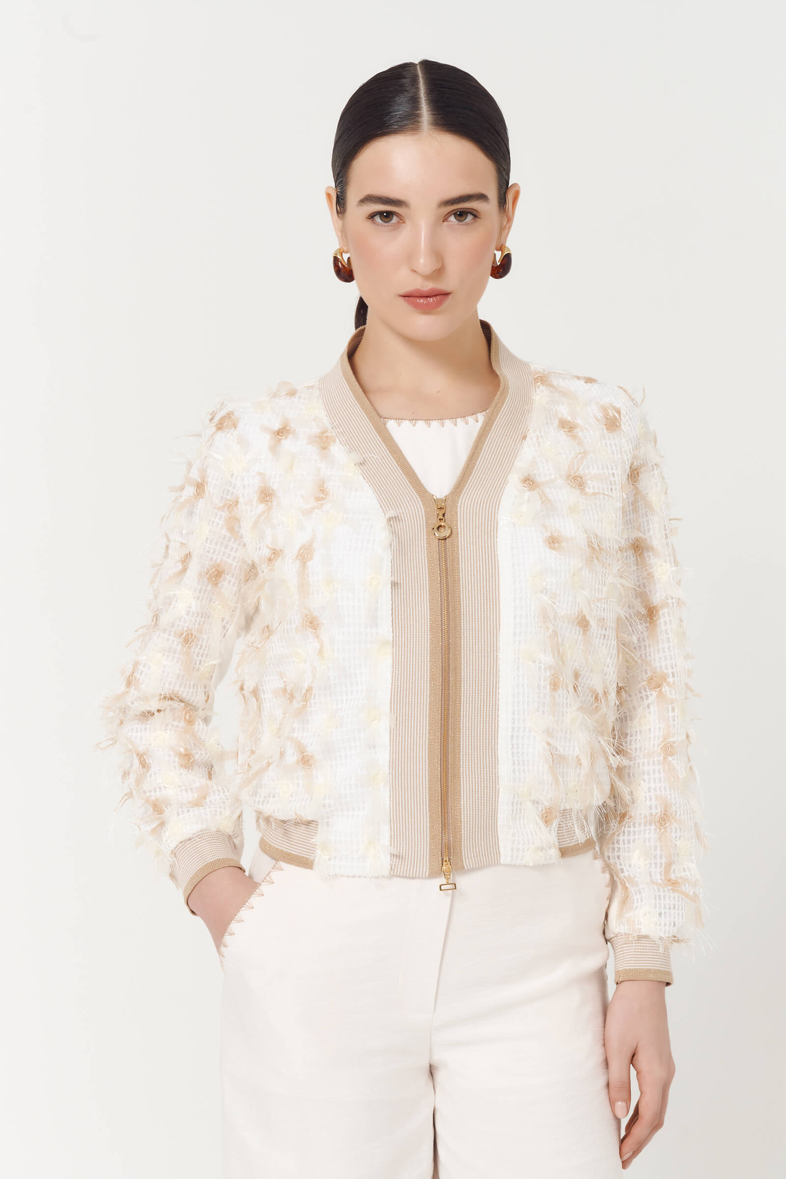 Жакет на молнии Цвет Мультиколор