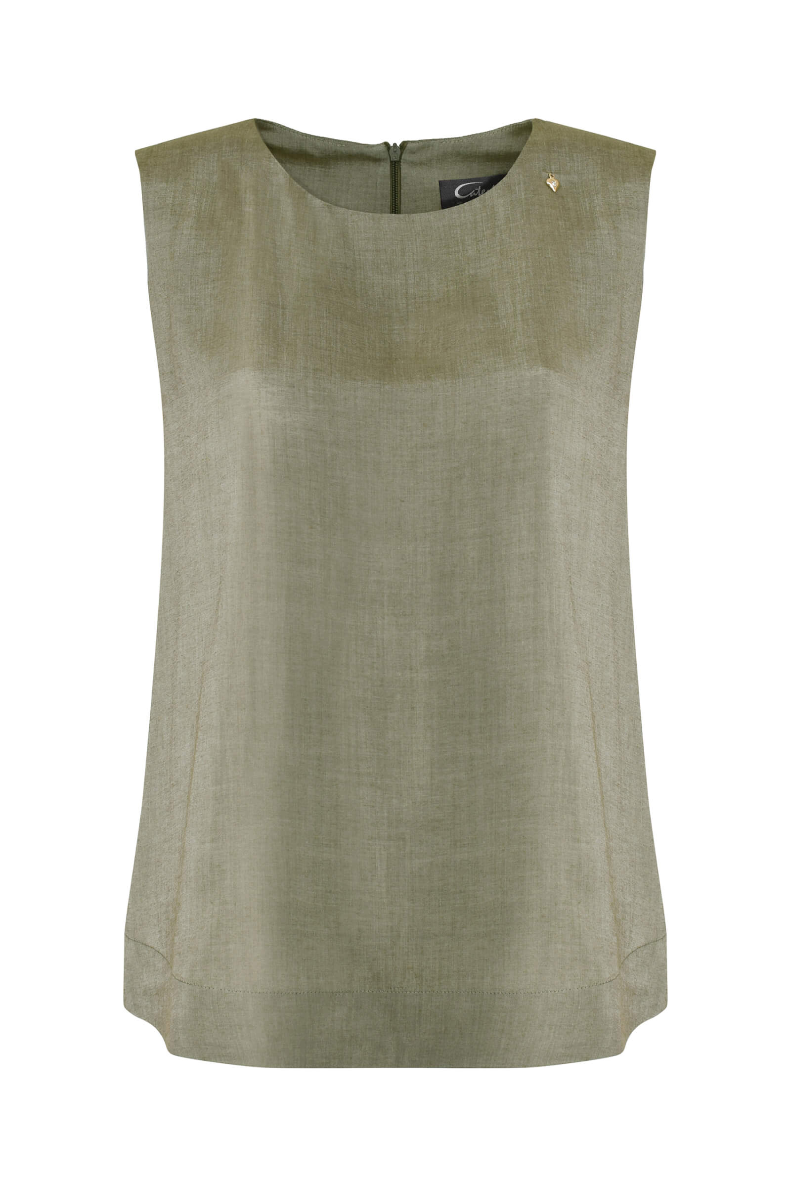 Топ из поливискозы Цвет Зеленый