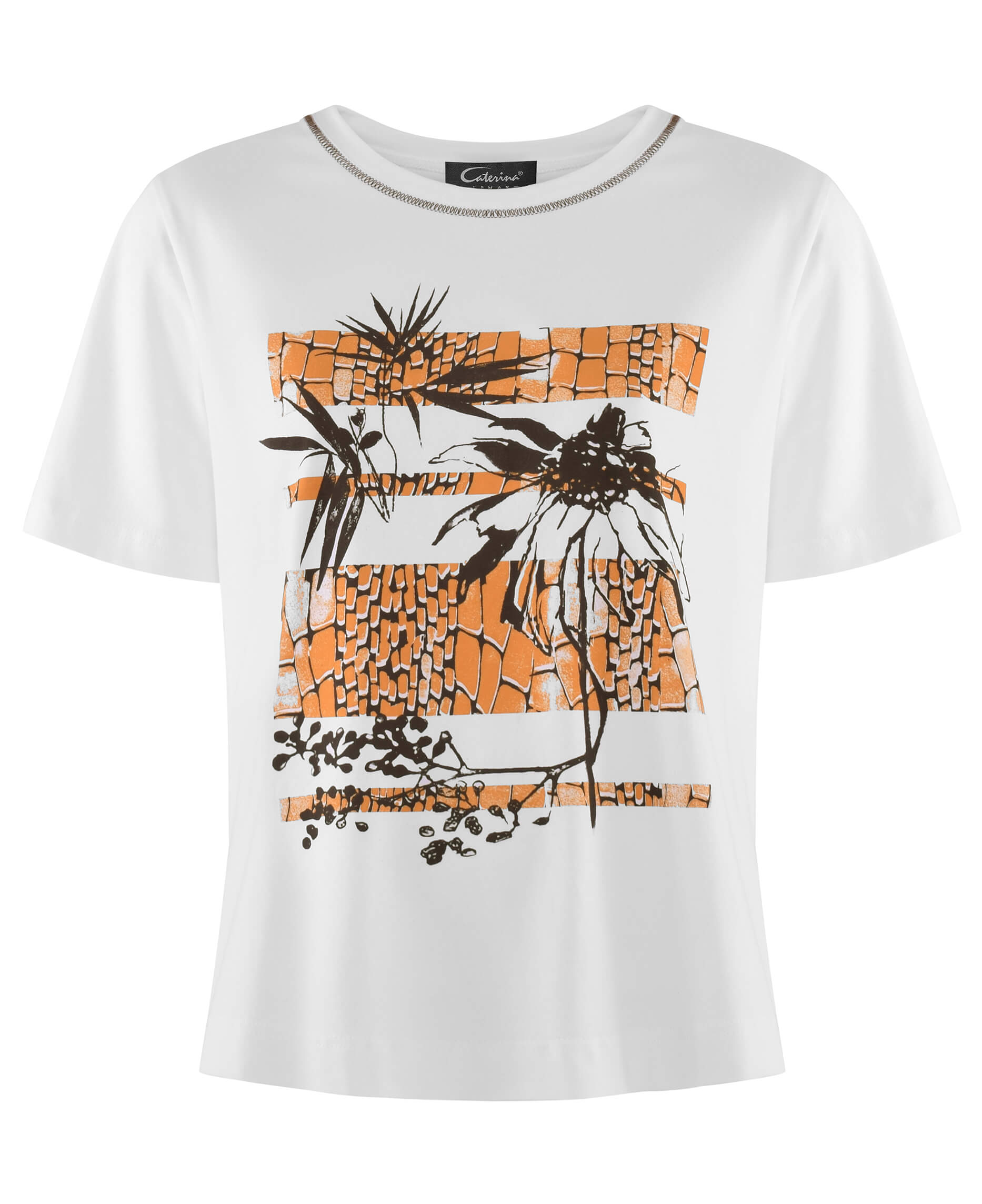 Футболка с принтом Цвет Белый