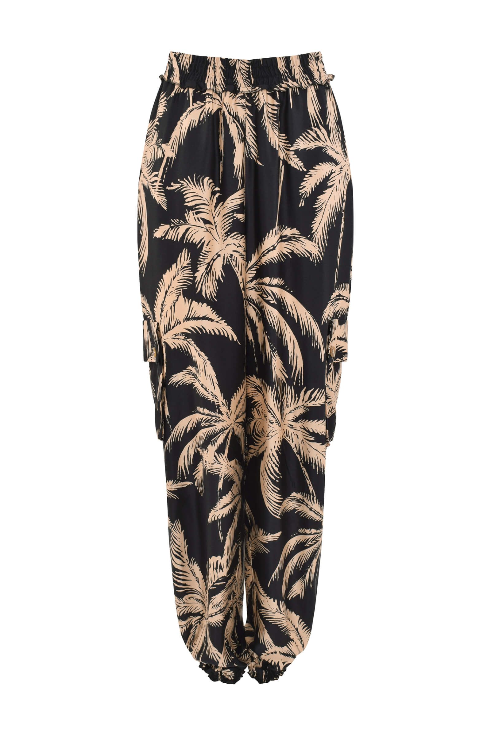 Зауженные брюки с принтом Цвет Мультиколор