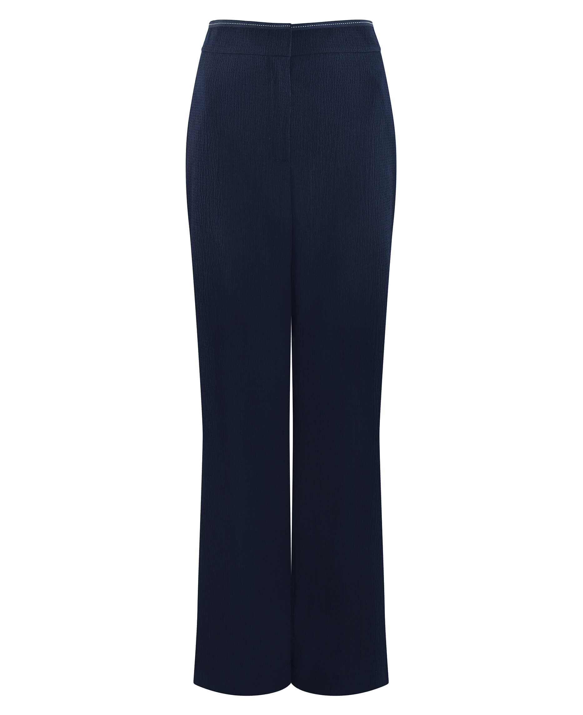 Брюки из муслина с декоративной строчкой Цвет Синий