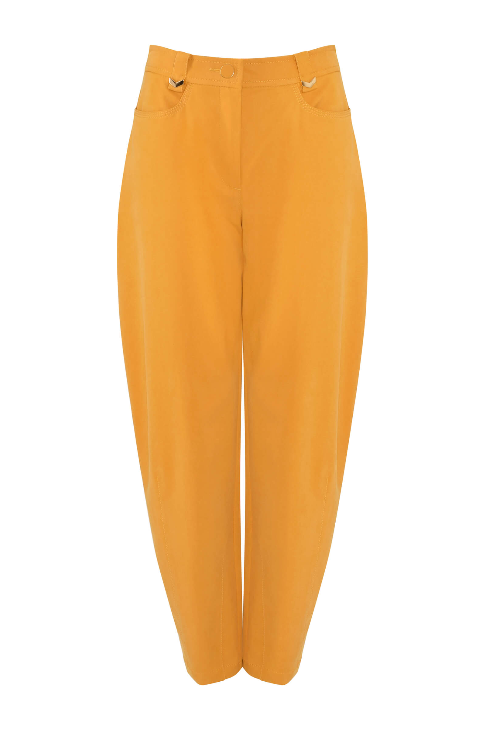 Укороченные брюки-багги Цвет Оранжевый