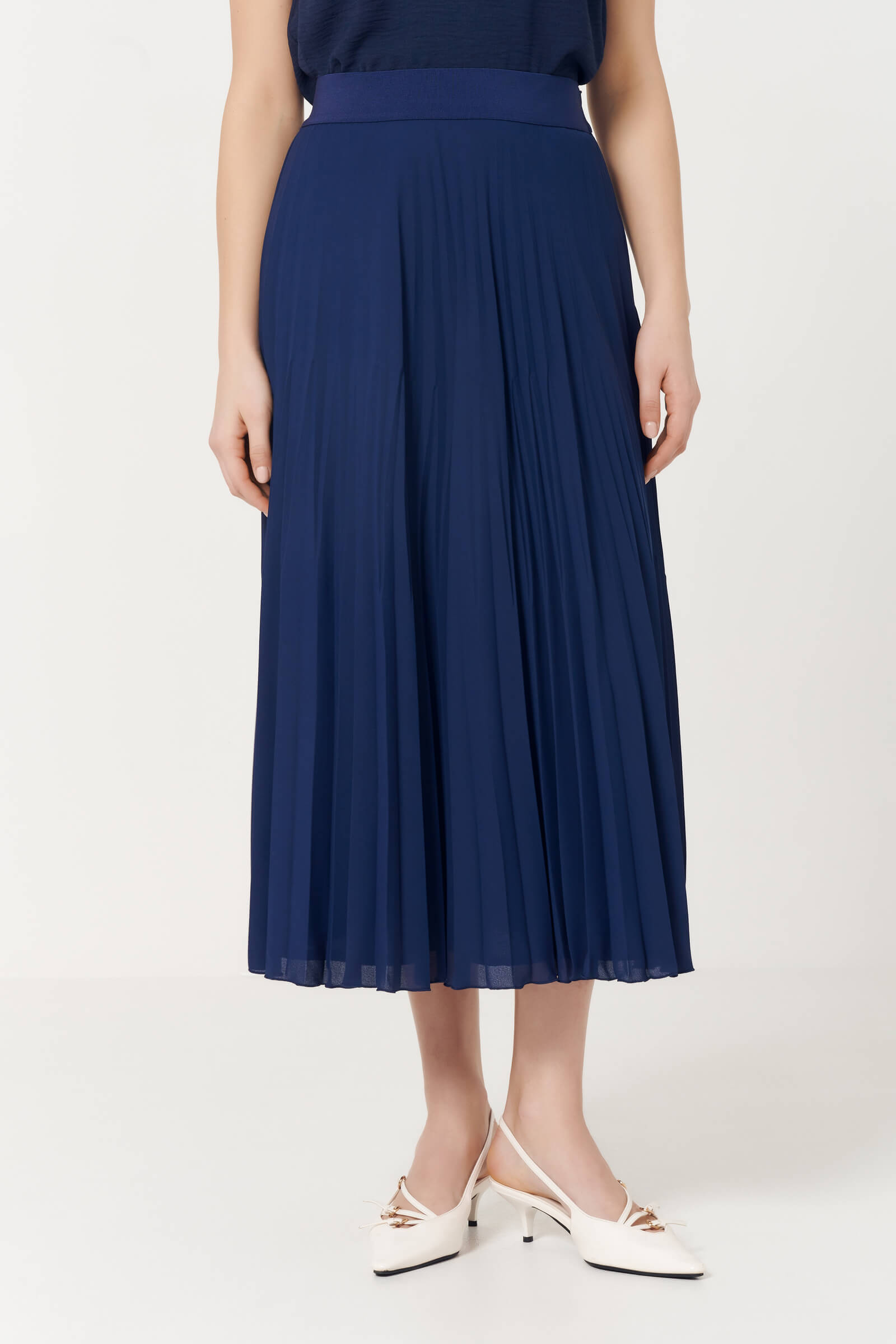 Юбка плиссированная Цвет Синий