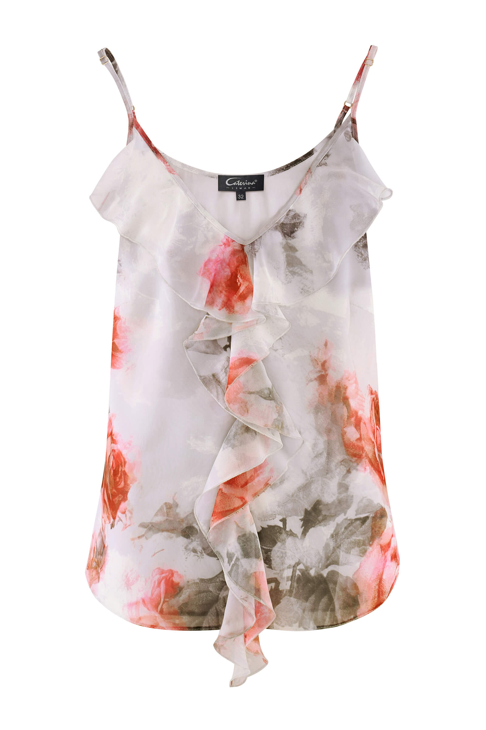 Топ с цветочным принтом Цвет Мультиколор