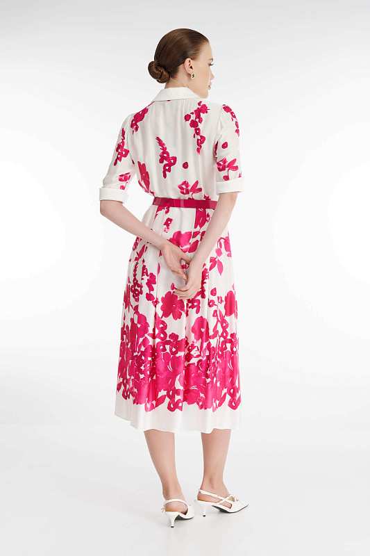 Платье-рубашка с цветочным принтом Цвет Мультиколор Изображение 2