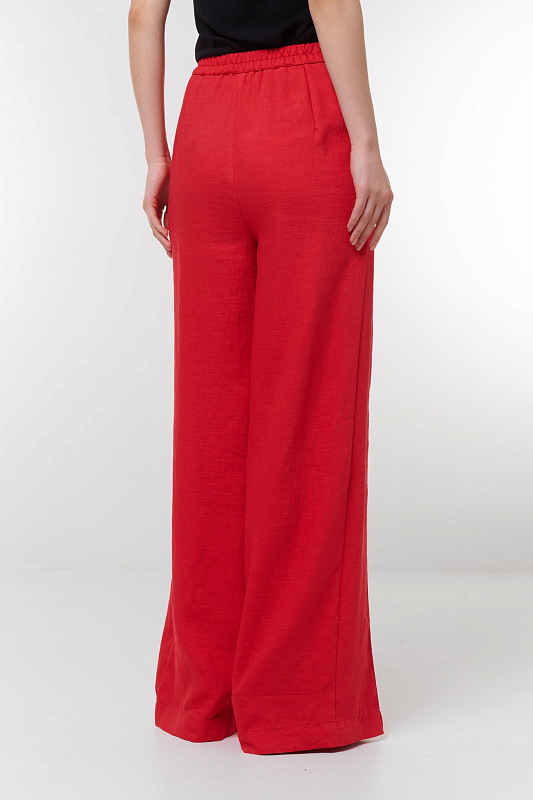 Брюки с клиньями Цвет Красный Изображение 2