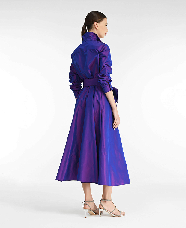 Платье с расклешенной юбкой Цвет Фиолетовый Изображение 2