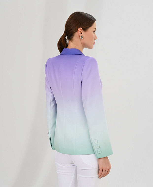 Приталенный пиджак на кнопках Цвет Мультиколор Изображение 2