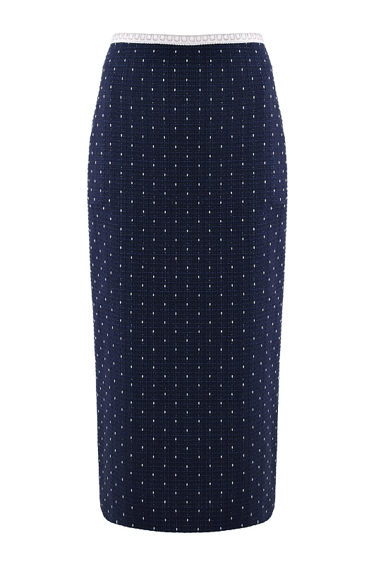 Юбка твидовая Цвет Синий