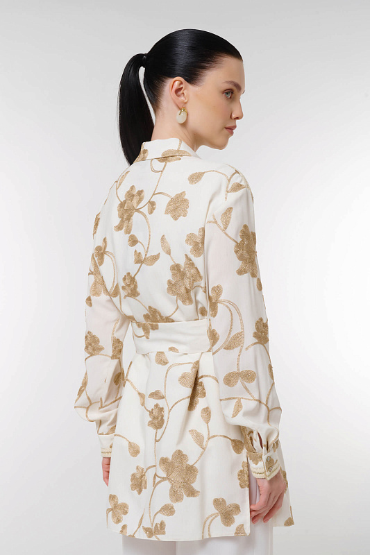 Блузка с цветочным узором Цвет Мультиколор Изображение 2