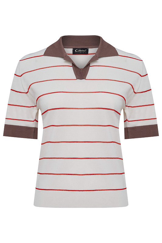 Джемпер в полоску Цвет Белый