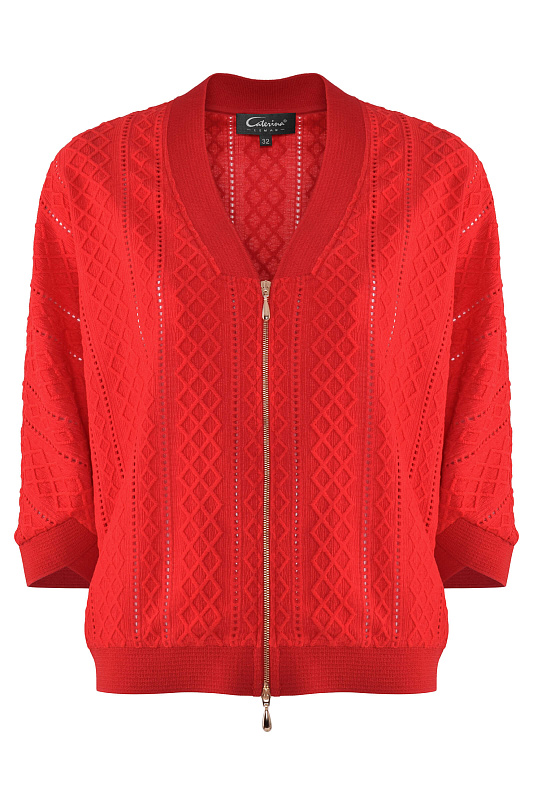 Блузка на молнии Цвет Красный