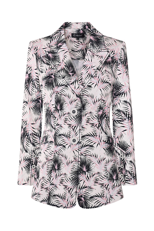 Жакет с растительным принтом Цвет Мультиколор