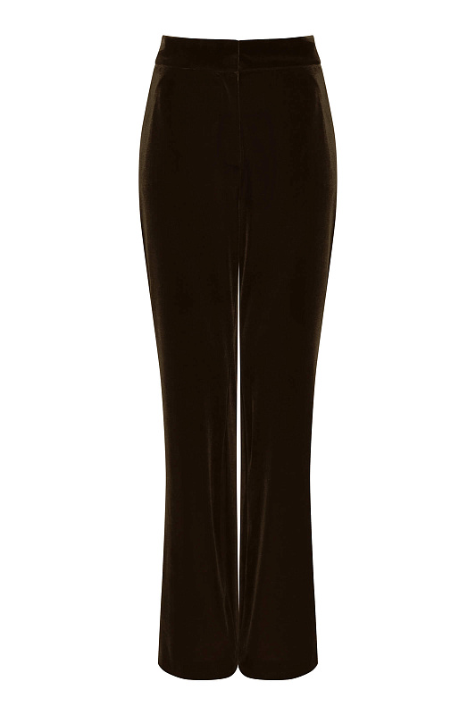 Бархатные брюки Цвет Коричневый