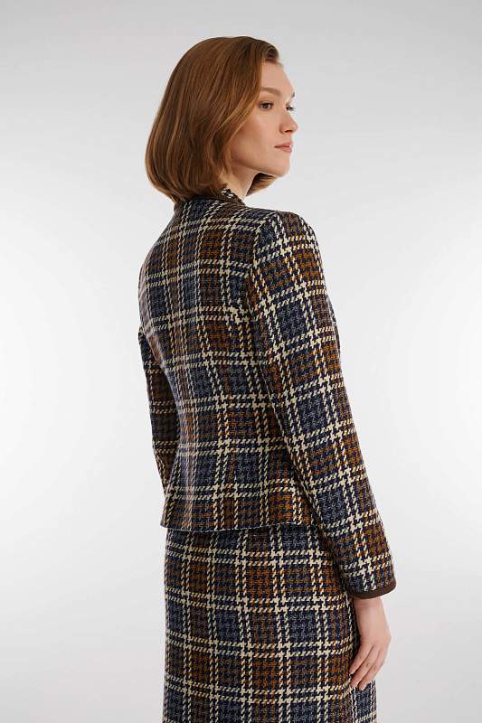 Фактурный жакет из смесовой вискозы Цвет Мультиколор Изображение 2