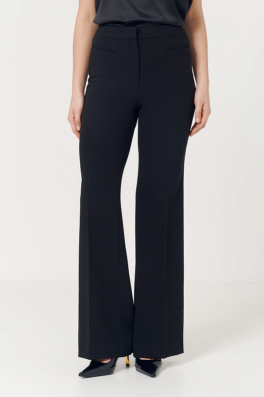 Расклешенные брюки Цвет Черный