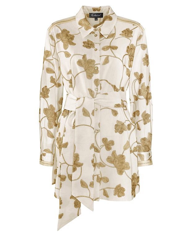 Блузка с цветочным узором Цвет Мультиколор