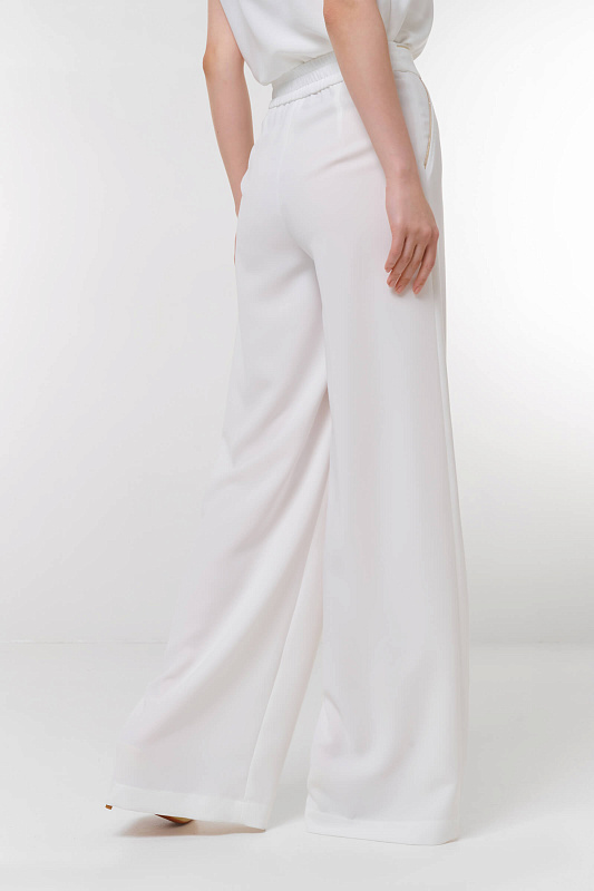 Брюки с контрастной окантовкой Цвет Белый Изображение 2
