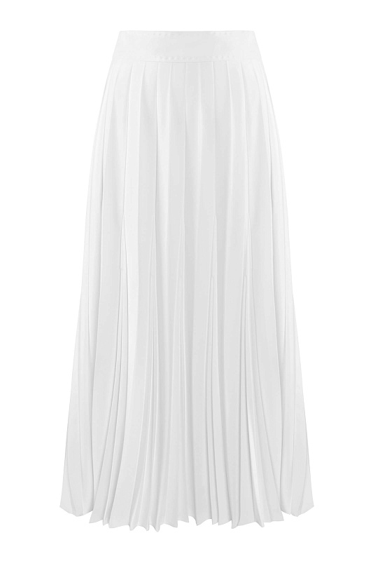 Юбка плиссированная Цвет Белый