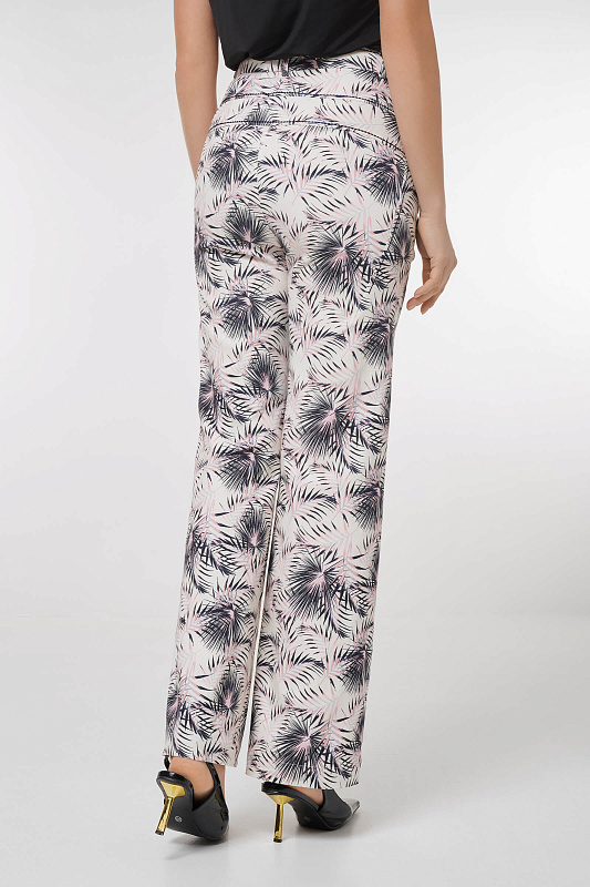 Брюки с растительным принтом Цвет Мультиколор Изображение 2