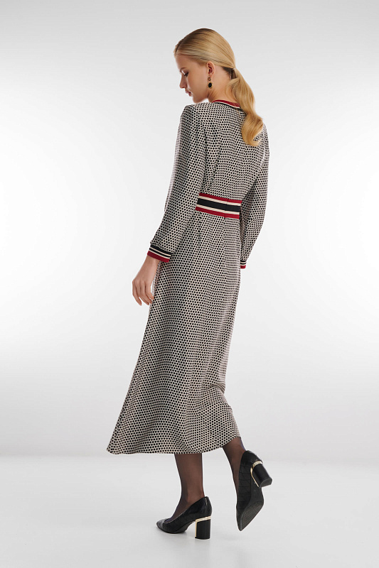 Платье на пуговицах с орнаментом Цвет Мультиколор Изображение 2