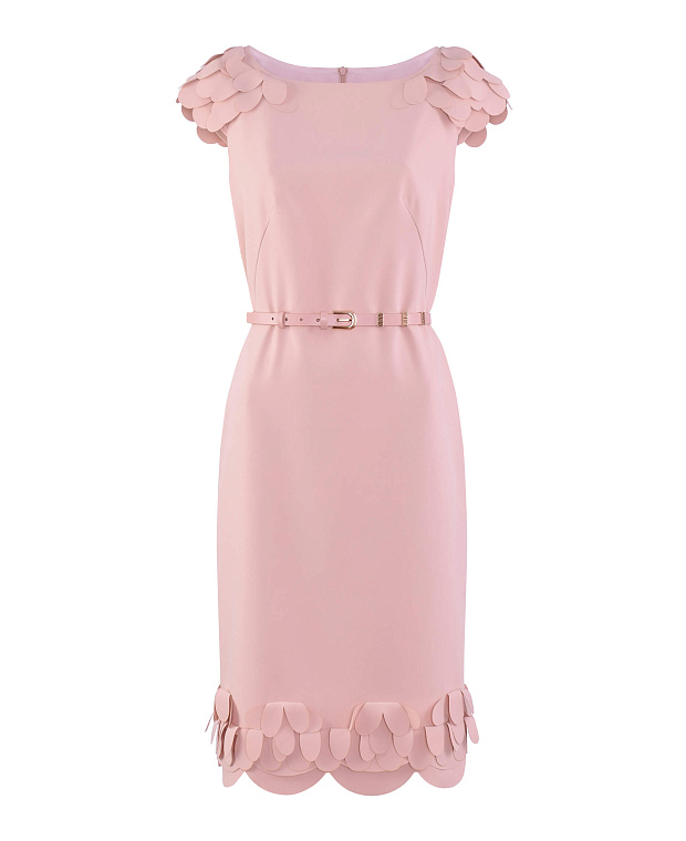 Платье с декором Цвет Розовый