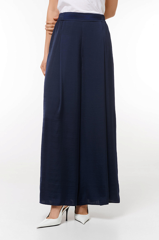 Широкие брюки Цвет Синий