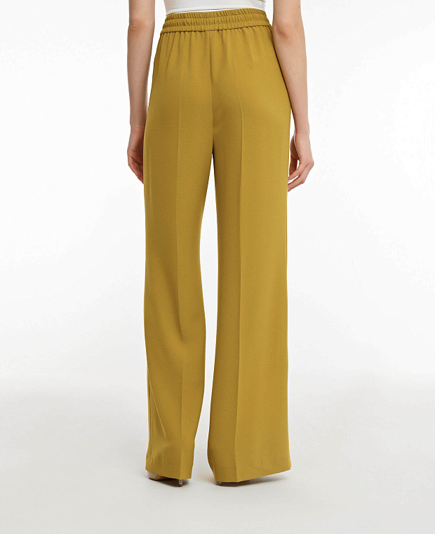 Прямые широкие брюки Цвет Желтый Изображение 2