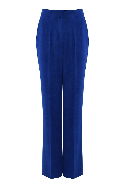 Брюки прямого кроя Цвет Синий