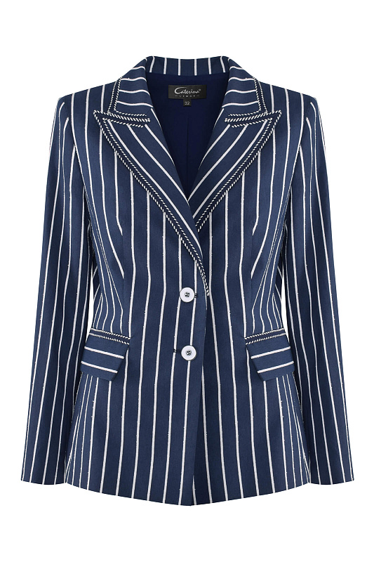 Жакет в полоску Цвет Мультиколор