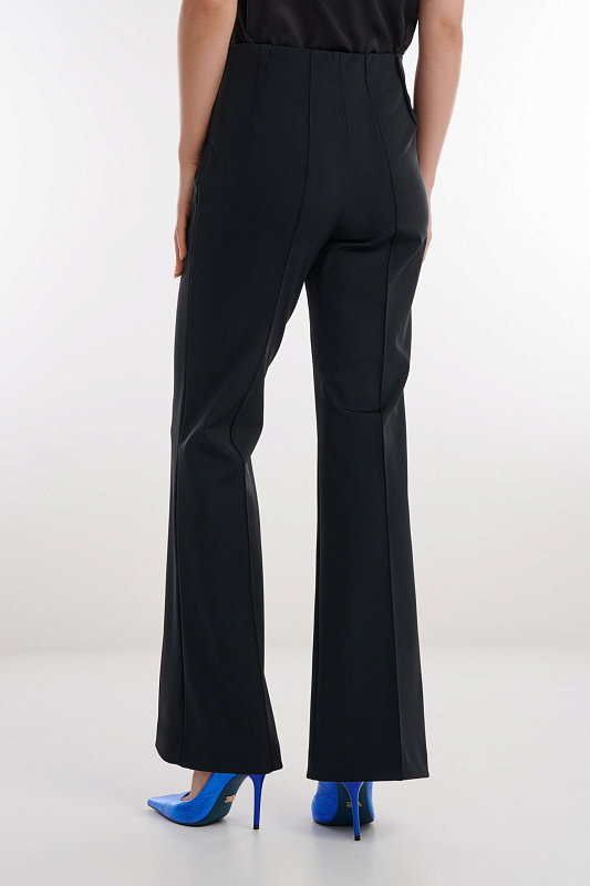 Брюки прямого кроя со стрелками Цвет Черный Изображение 2