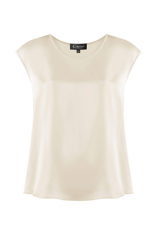 Топ из 100% вискозы Цвет Кремовый