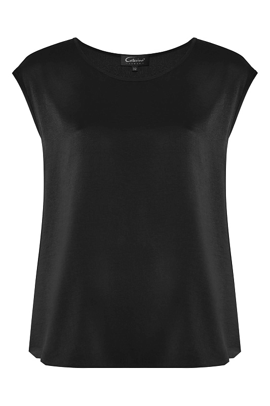 Топ с коротким рукавом Цвет Черный