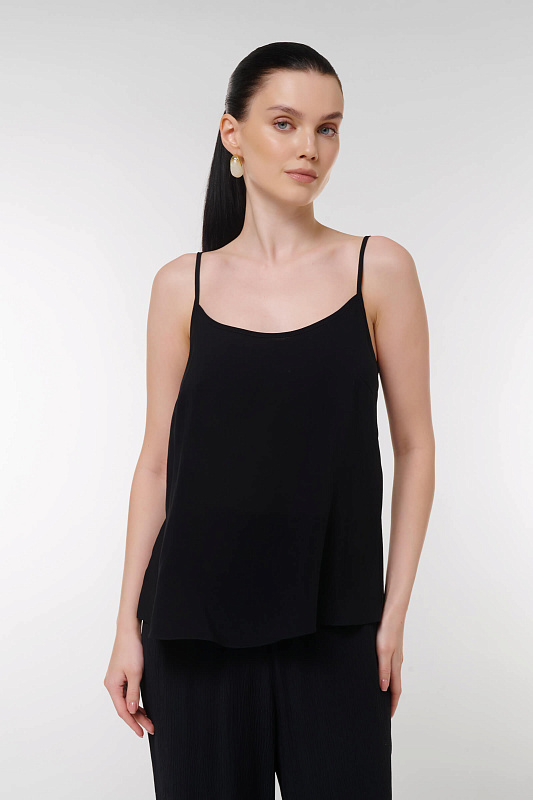 Топ на тонких бретельках Цвет Черный