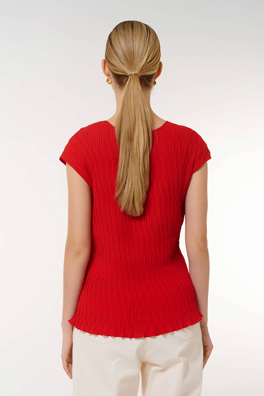 Топ свободного кроя Цвет Красный Изображение 2