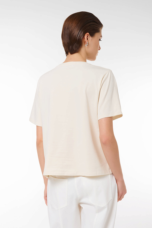 Джемпер со стразами Цвет Бежевый Изображение 2