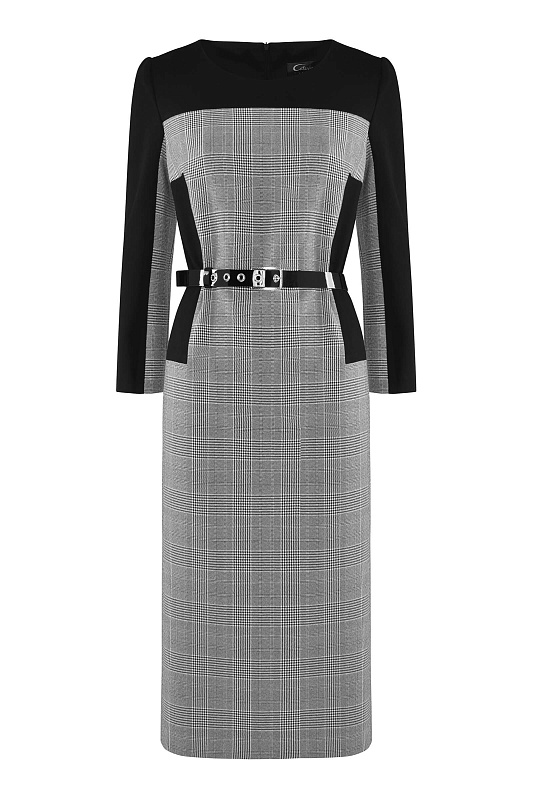 Платье-футляр Цвет Мультиколор