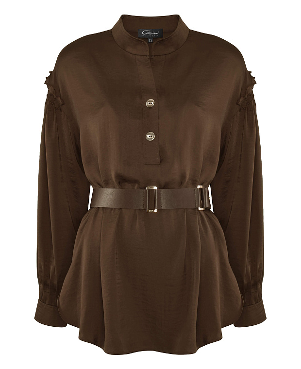 Блузка Цвет Коричневый