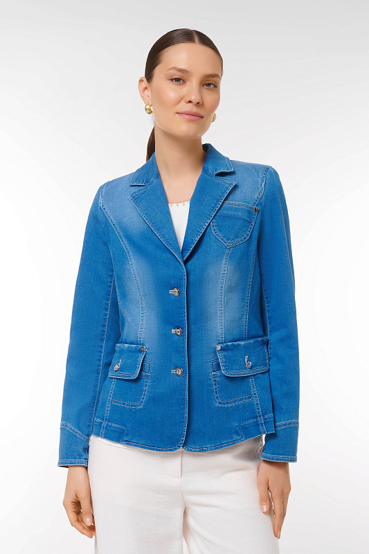 Жакет из денима Цвет Синий