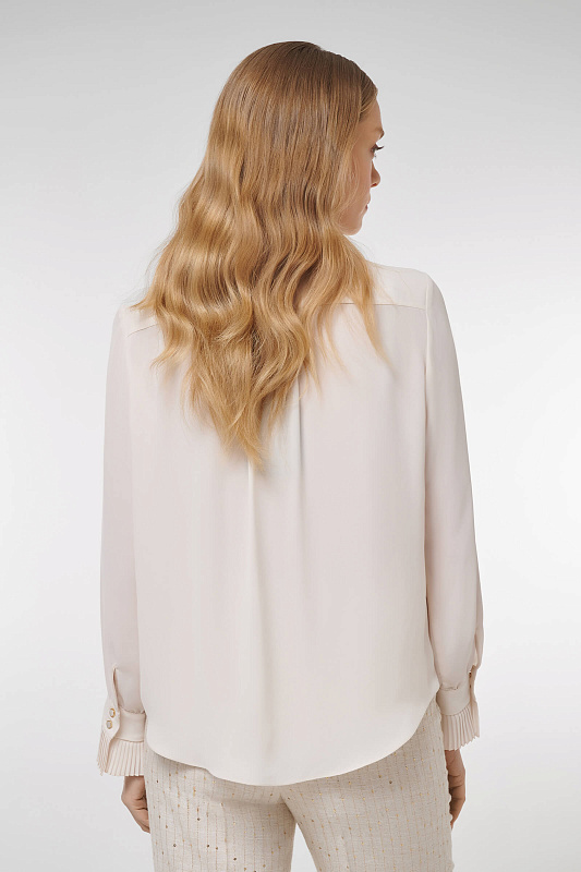 Рубашка с длинным рукавом Цвет Бежевый Изображение 2